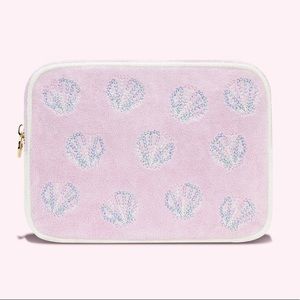 New with tag Stony clover embroidered shells large pouch